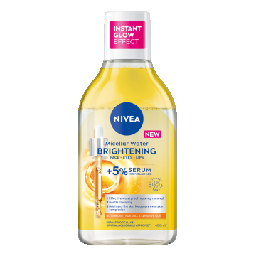 Apa micelara pentru luminozitatea tenului, 400ml, Nivea