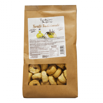 Covrigei taralli traditionali, 400 g, Tentazioni Pugliesi