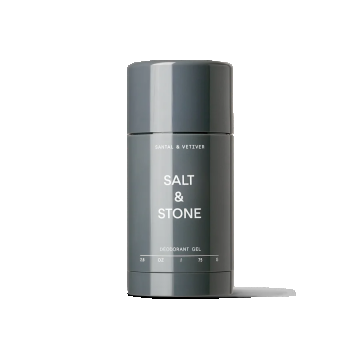 Deodorant natural pentru piele sensibila cu Santal si Vetiver, 75g, Salt & Stone