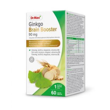 Dr. Max Ginkgo Brain Booster, 60 capsule