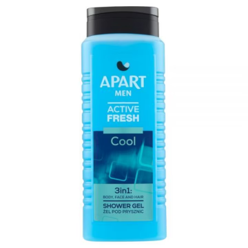 Gel de dus Men Active Fresh Cool, 500ml, Apart