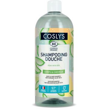 Gel de dus si sampon bio cu Aloe Vera, 1000ml, Coslys