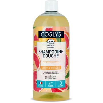 Gel de dus si sampon bio cu Grapefruit, 1000ml, Coslys