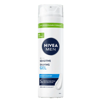 Gel de ras Men Sensitive, 200ml, Nivea