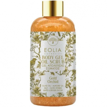 Gel exfoliant pentru corp cu orhidee Gold Orhid, 250ml, Eolia