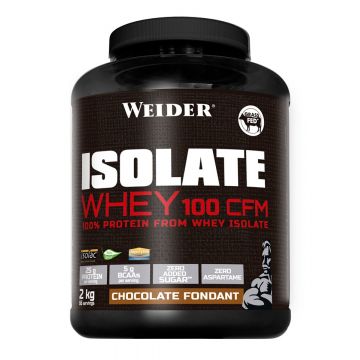 Izolat proteic cu aroma de Chocolate Fondant Isolate Whey 100CFM, 2000g, Weider