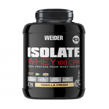 Izolat proteic cu aroma de Vanilla Cream Isolate Whey 100CFM, 2000g, Weider