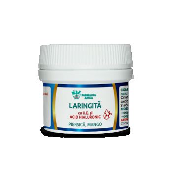 LARINGITA cu U.E. si Acid Hialuronic (Piersică și Mango)