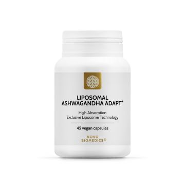 Liposomal Ashwagandha Adapt+, 45 capsule vegetale, Novo Biomedics