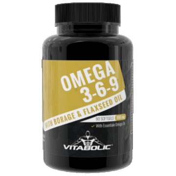 Omega 3-6-9 Softgels, 90 capsule, Vitabolic