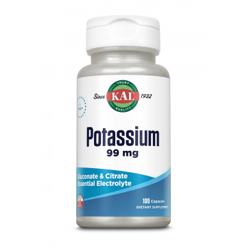 Potassium 99mg KAL, 100 capsule vegetale, Secom