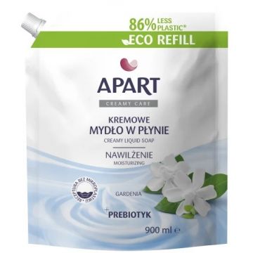 Rezerva sapun lichid cremos cu Gardenia si Vanilie, 900ml, Apart