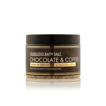 Sare de baie cu aroma de ciocolata si cafea Luxury SPA Dermoactive, 600g, Lotus Cosmetics