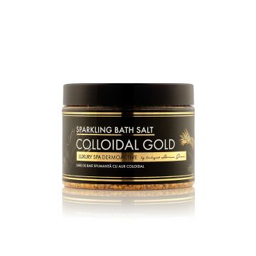 Sare de baie cu aur coloidal Luxury SPA Dermoactive, 600g, Lotus Cosmetics