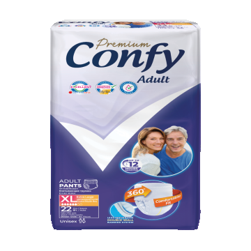 Scutece pentru adulti Premium Marime XL, 22 bucati, Confy