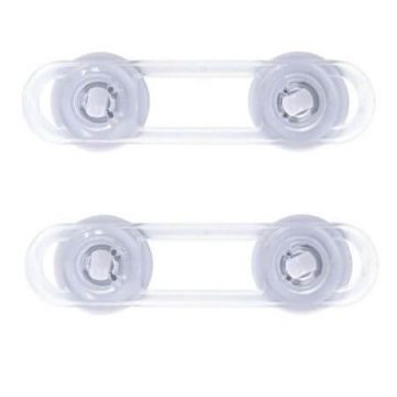 Set 2 Sigurante cu inchidere multifunctionala Light Grey, 3.5 x 1.2 x 18cm, Kikka Boo