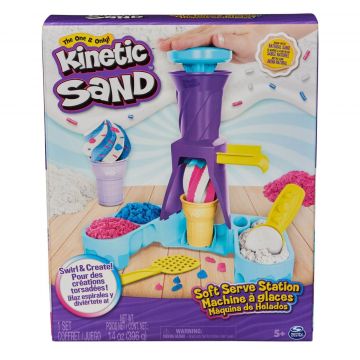 Set de joaca nisip kinetic Inghetata, + 5 ani, Kinetic Sand