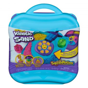Set de joaca nisip kinetic Squish Motion, + 5 ani, Kinetic Sand