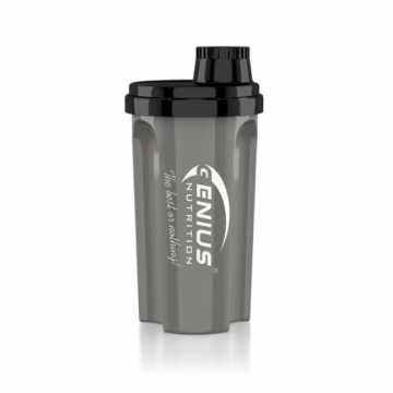 Shaker negru/gri, 500ml, Genius Nutrition
