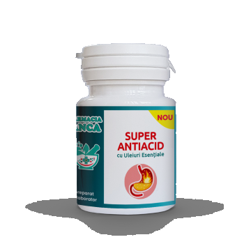 Super Antiacid cu Uleiuri Esențiale - 20cp