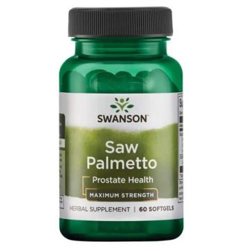 Swanson Saw Palmetto 320 mg, sabal palm, 60 capsule gel