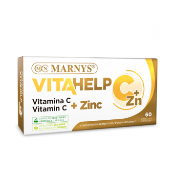 Vitamina C + Zinc Vitahelp, 60 capsule, Marnys