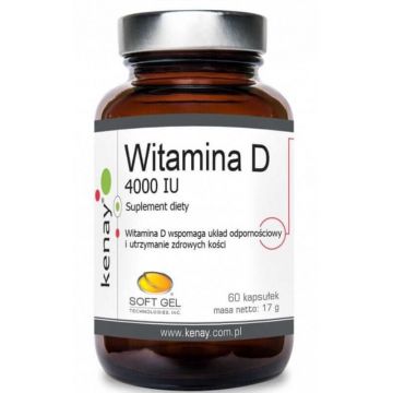 Vitamina D3 4000 UI 60 capsule Kenay
