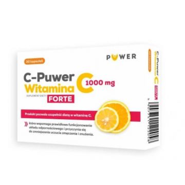 C-Puwer Vitamina C Forte 1000mg, 30 capsule