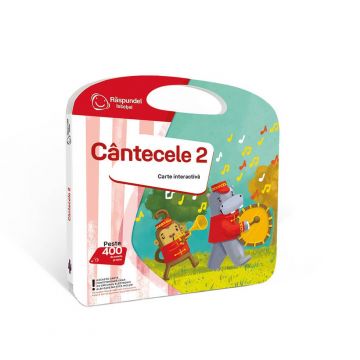Carte interactiva Cantecele 2, +2 ani,Raspundel Istetel