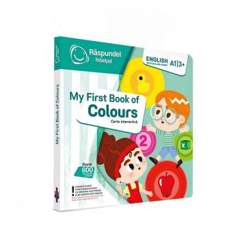 Carte interactiva Prima mea carte de culori, +3 ani,Raspundel Istetel