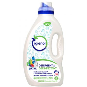 Detergent dezinfectant lichid de haine, Spring, 1.8 litri, Igienol