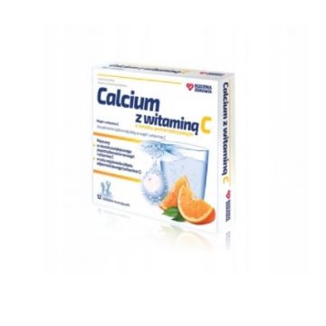 Family Health Calciu cu vitamina C, 12 comprimate efervescente