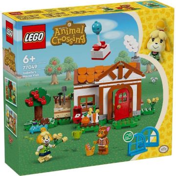Isabelle vine in vizita Animal Crossing, +6 ani, 77049, Lego