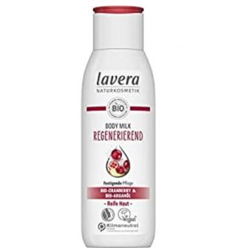 Lavera, Loțiune de corp cu uranberry și ulei de argan, 200ml