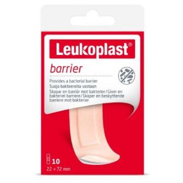 Leukoplast Barrier, Plasturi, 10 bucăți - Durată lungă de viață!