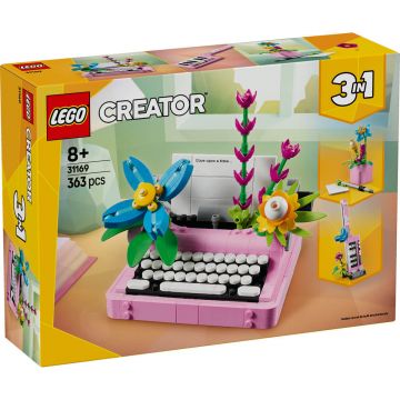 Masina de scris cu flori, 31169, + 8 ani, Lego