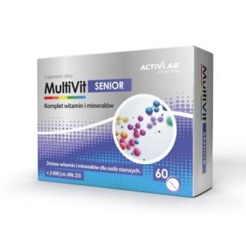 MultiVit Senior, 60 comprimate