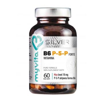 MyVita Silver, Vitamina B6 P-5-P Forte, 60 capsule