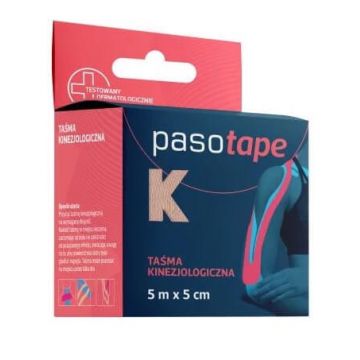 Pasotape Kinesiology barb 5m x 5cm - Termen lung!