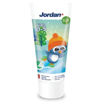 Pasta de dinti pentru copii, 0-5 ani,50 ml, Jordan