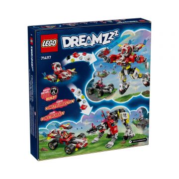 Robotul tigru al lui Cooper si masina Hot Rod a lui Zero, +9 ani,71497, Lego