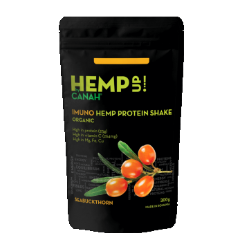 Shake proteic de cânepă ECO IMUNO Hemp Up, 300 g, Canah