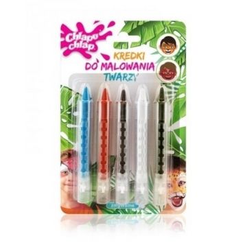 Splash Splash, Creioane de pictat pe față pentru băiețel, 5 bucăți