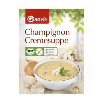 Supa crema de ciuperci champignon Bio, 60 g, Cenovis