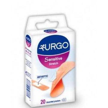 Urgo, Pansament extensibil sensibil, 20 buc - Termen lung!