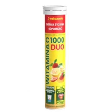Vitamina C 1000 DUO, 20 comprimate efervescente