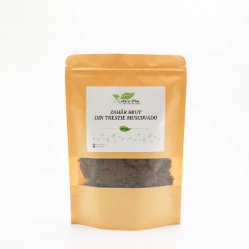 Zahar brut din trestie Muscovado, 500 g, Natura Plus
