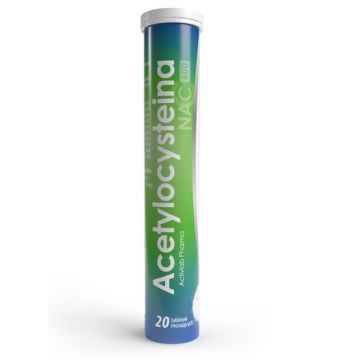 Acetilcisteină, 20 comprimate efervescente