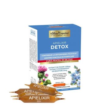 Apielixir Detox, 30 flacoane, Albina Carpatinǎ