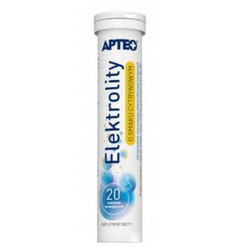 Apteo Elektrolity, 20 comprimate efervescente